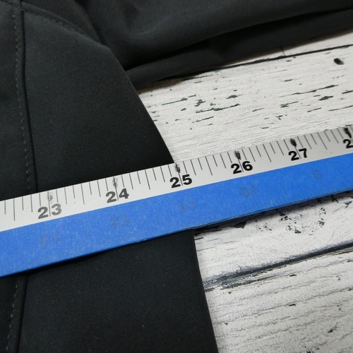 North Face Softshell Jacket Mens Xl Black Full Zip Pockets Fleece Lined - Picture 5 of 6