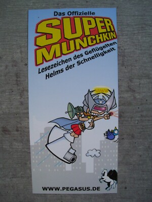  Super Munchkin -Lesezeichen des Geflügelten Helms der Schnelligkeit