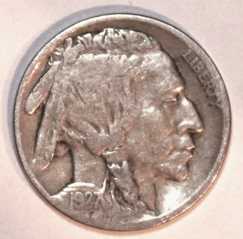 1927-P Buffalo Nickel -Full Date - Fine - #2211D FREE SHIPPING