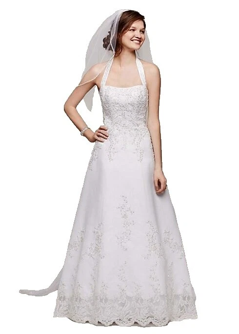 4 Women's Size Halter Neck Wedding Dresses