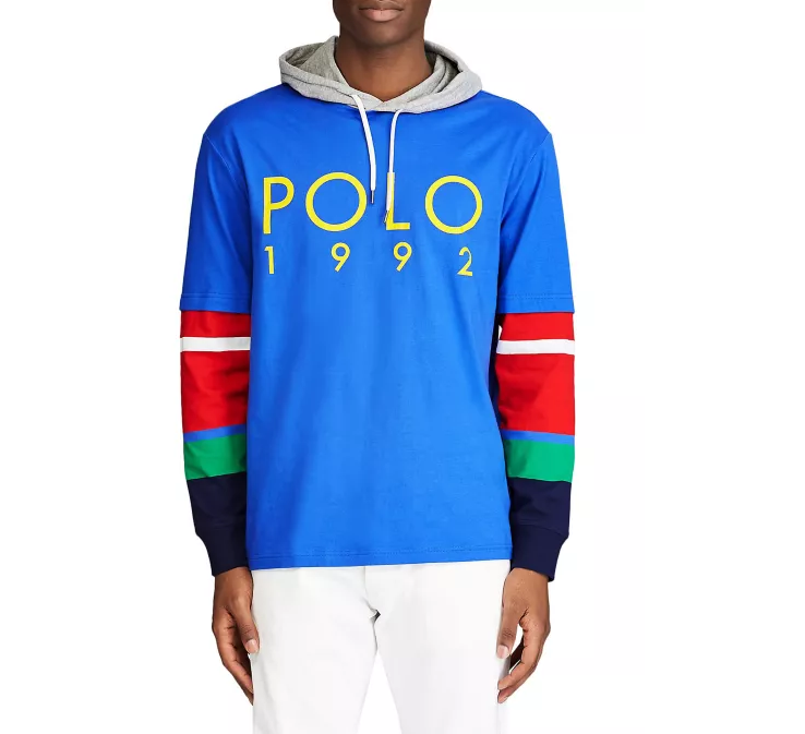 Polo Ralph Lauren Ltd Ed Stadium 1992 Snow Beach Hoodie T Tee