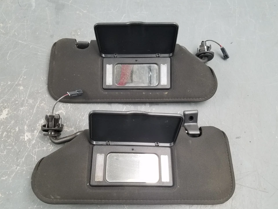 2010 Chevy Corvette C6 Grand Sport Sun Visors #4361 Y5 - Image 3 of 4