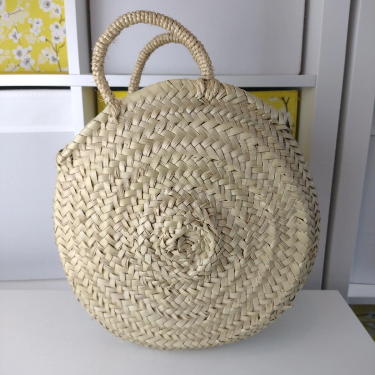Vintage round deals bag