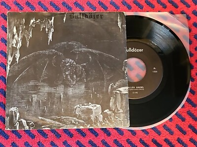BULLDOZER - Fallen Angel ULTRA RARE Italian Thrash Metal 7'' single 1984