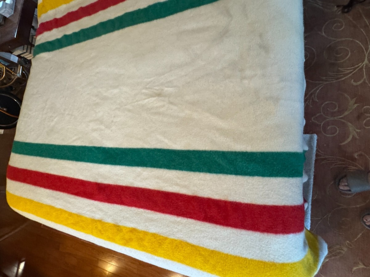 HUDSON'S BAY ウールブランケット Vintage 1960's Hudson Bay Wool Blanket Reversible Jacket