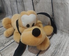 Disney Store Pluto 16" Plush Laying Down Pluto Resting - GUC
