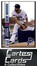 Tim Adleman 2015 Grandstand Pensacola Blue Wahoos #1  TTM/IP Signed Autographed