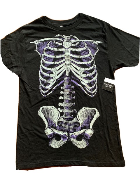 Skeleton Halloween Graphic Rib Cage 