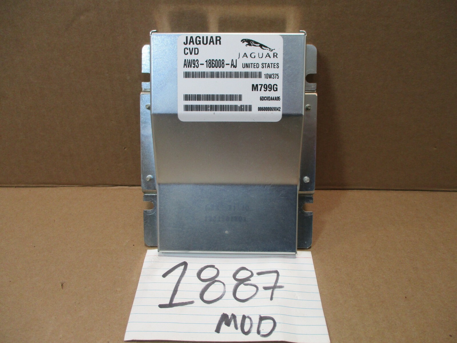 10 11 12 Jaguar XJ Suspension Adaptive Damping Control Module Computer #1887MOD 