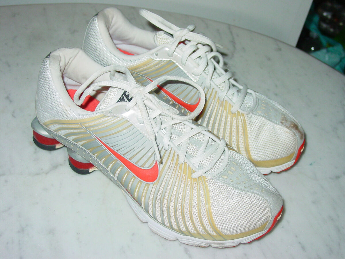2008 Womens Nike Air Shox Experience White/Max Orange 2008 Womens Nike Air Shox Experience White/Max Orange