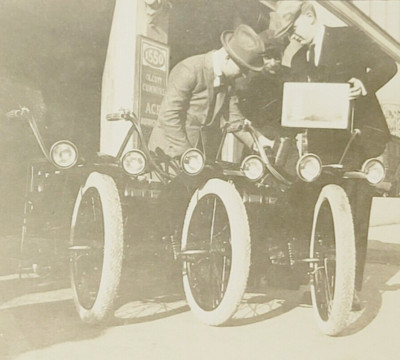 Rare 1923 Photo Ace Motorcycle Dealership Olcott Cummins San Francisco Ner-A-Car