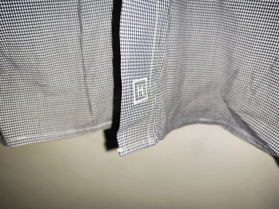 Hackett London Slim Fit para hombre camisa de algodón de manga larga mwns tal... - Imagen 2 de 4