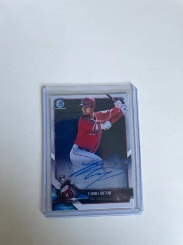 2018 Bowman Chrome - Chrome Rookie Autographs #BCRA-SO Shohei Ohtani (AU, RC)