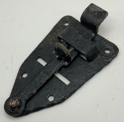 Vintage Forged Wrought Iron Flush Latch Cabinet Hardware Latch (C)