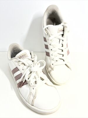Adidas Women s Grand Court Cloudfoam Low White Size 7