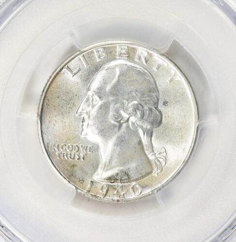 1940-D Washington Quarter PCGS MS67+ - Picture 2 of 3