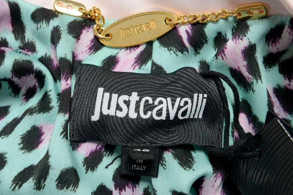 Blazer para mujer Just Cavalli multicolor de un botón US S IT 40 Foto 4 de 4