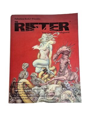 THE RIFTER ''Your Guide To The Megaverse #4 - Palladium 1998 - 1st Printing NEW