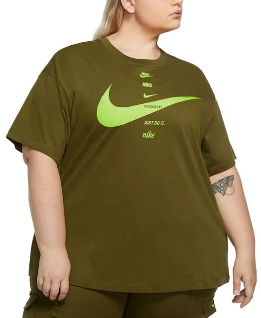 Sportswear Plus Size Cotton Swoosh Logo 