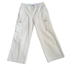 Tommy Hilfiger khaki cargo wide leg pants SZ 8