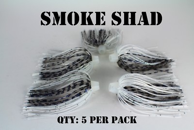 PRO-TIE SKIRTS Bass,spinnerbait, Chatterbait fishing lure skirt. Qty: 5 per pack