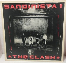 1980 Epic stereo 3 LP set THE CLASH:SANDINISTA E3X37037 FSLN-1 w/fold out VG