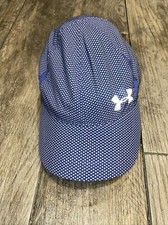 Youth Under Armour Hat Cap Blue Adjustable Polyester Blend