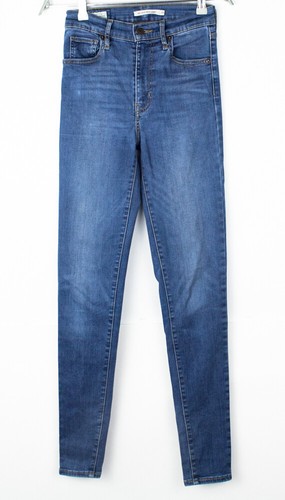 Jeans Levi's Demi Curve Skinny Femme Taille W30 L30 - Occasion Très Bon état, Gris