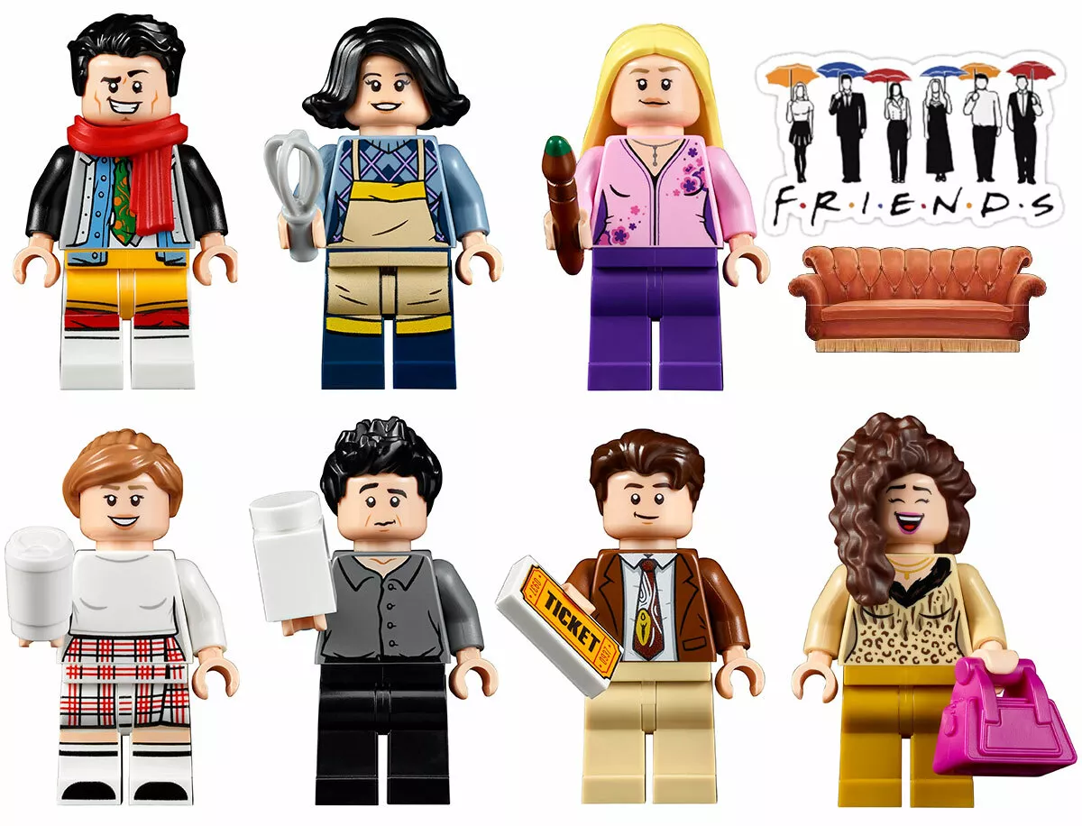 Lego The Friends Apartments 10292 - Complete 7 Minifigures Rachel