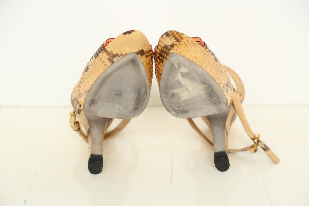 Sergio Rossi Python Heels Size US 9.5 EU 39.5 | eBay Sergio Rossi Python Heels Size US 9.5 EU 39.5 | eBay