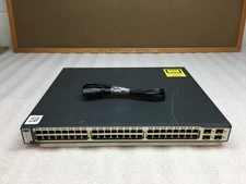 Cisco Catalyst 3750 Series PoE-48 WS-C3750-48PS-S 48-Port Gigabit Switch