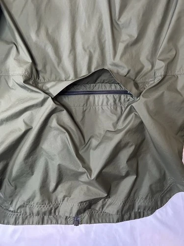 Nike Men’s Hooded Full Zip Colorblock Windbreaker Jacket Green/Blue Size S image 10