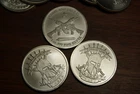 Lot of 9 1 oz Silver Round - Molon Labe (Come and Take It) LOT OF 9