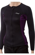 XCEL Women's Longsleeve Front-Zip Aqua Fitness Wetsuit Jacket Size 6