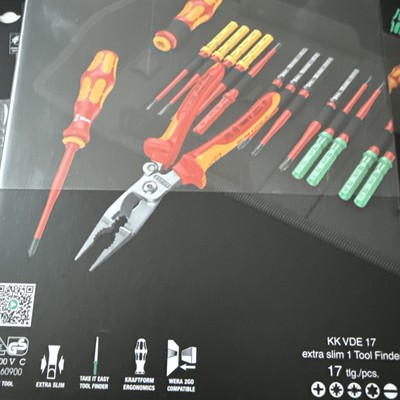 Wera Wechsel-VDE-Schraubendreher KNIPEX-Zangen-Satz KK VDE 17-tlg.