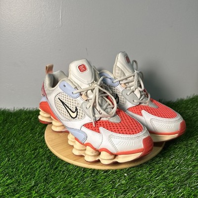 Nike Shox TL Women's Running Shoes Sneaker Nova White Laser Crimson Size 7
