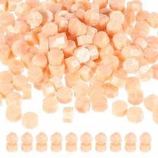 720 Pack Wax Seal Beads Sealing Wax Beads Octagon Stamp Beads Orange