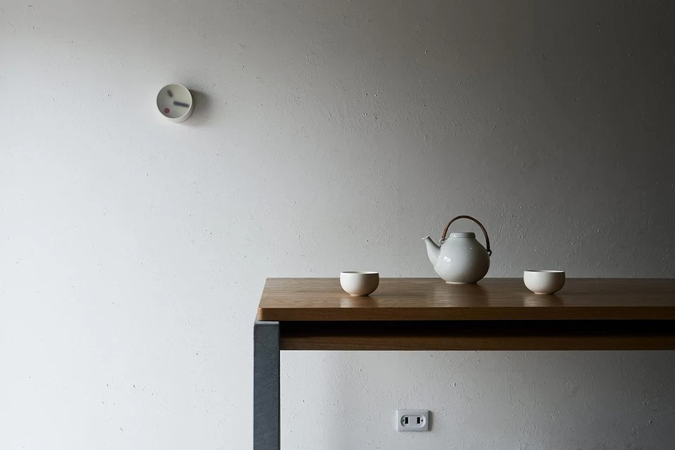 Lemnos Wall Clock kehai Analog White KM22-01 (130 x 55mm) Japan - Image 4 of 4