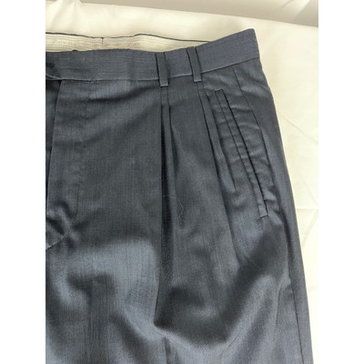 Zanella for Nordstrom Dress Pants Men's Size 36 Pleated Wool Blend Trousers