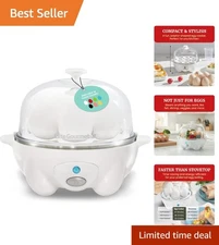Elite Cuisine EGC-007 Rapid Egg Cooker: 7 Perfectly Hard, Medium, or Soft Eggs