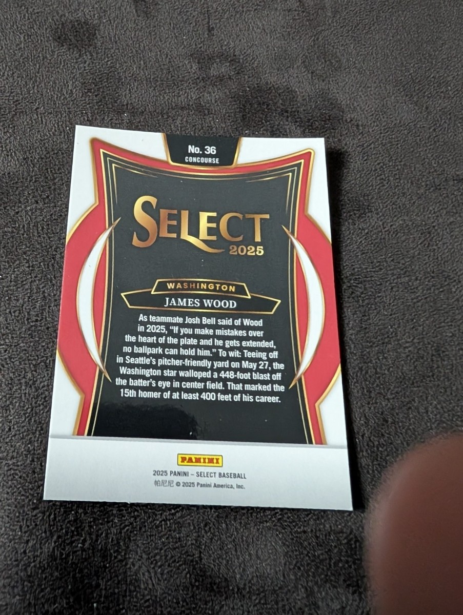 2025 Panini Select James Wood | eBay