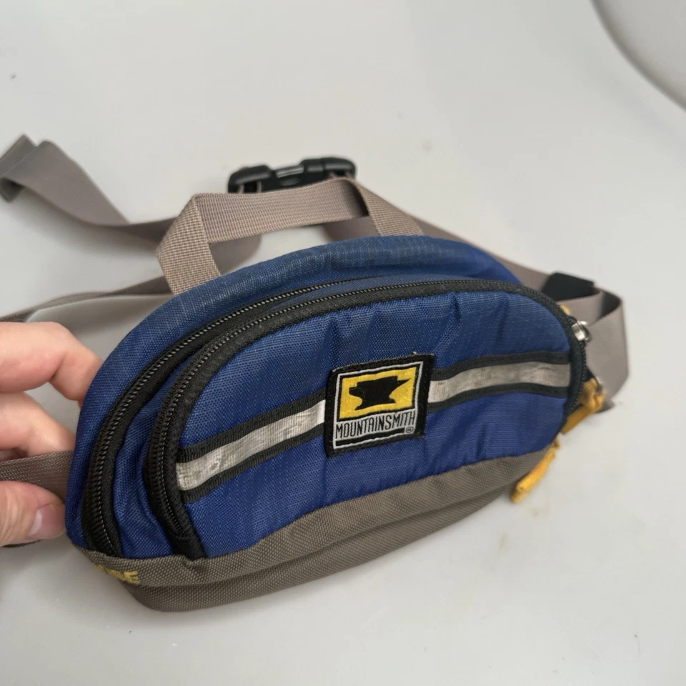 Mountainsmith Vibe Blue Fanny Pack Adjustable Hiking Waist Bag EUC - Image 3 of 4