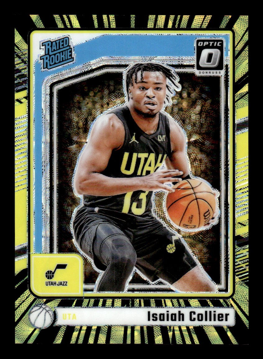 2024-25 Donruss Optic Isaiah Collier RC /75 Electricity International #295 Jazz