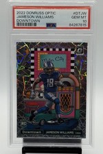 2022 Panini Donruss Optic Jameson Williams Downtown PSA 10
