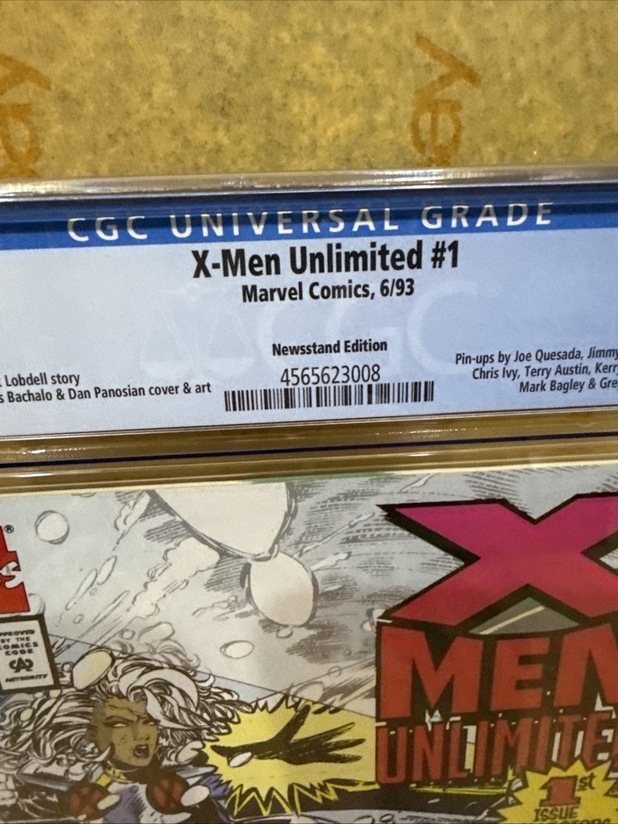 X-Men Unlimited #1 (Newsstand) CGC 9.6 WP NM/MT Marvel Comics 1993