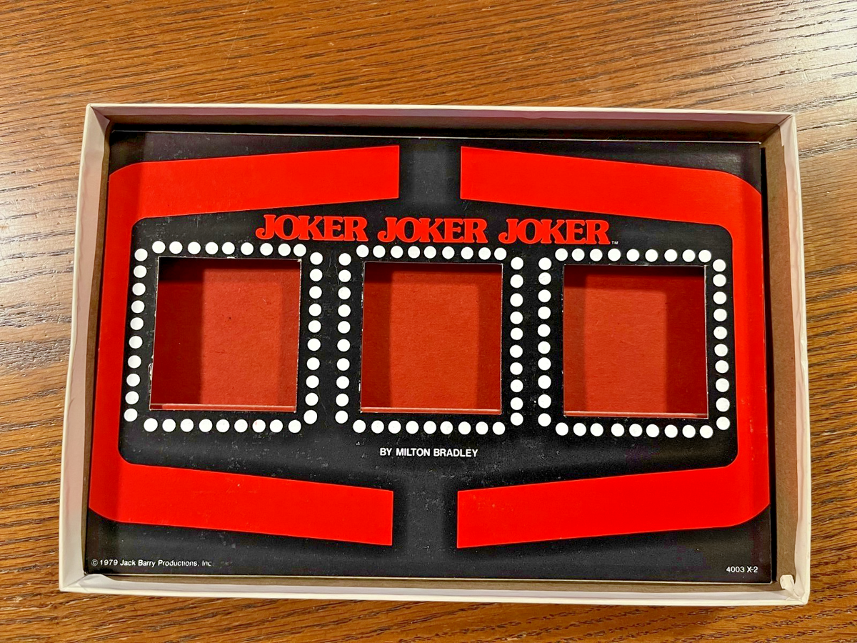 Vintage 1979 Joker Joker Joker (Joker's Wild) Game #4003 ~ 100