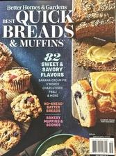 Better Homes & Gardens Best Quick Breads & Muffins Fall 2024 Magazine Bakery