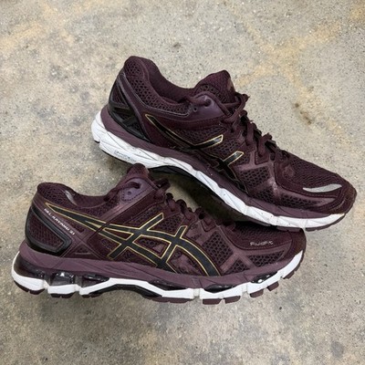 ASICS Womens Gel-Kayano 21 Running Shoe Flash Burgundy Red Size US 10