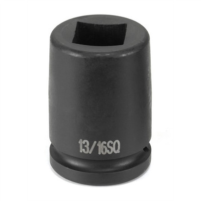 3313SGrey Pneumatic 3/4'' Drive x 13/16'' Square - 4 Point Socket 