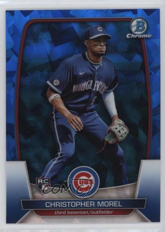 2023 Bowman Chrome Sapphire Edition Christopher Morel #71 Rookie RC 11s9